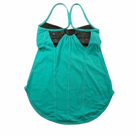 Lululemon Roll Out Tank Bali Breeze Gator Green - Picture 3 of 9
